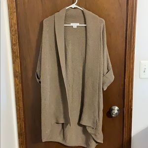 Liz Claiborne long sweater with cuffed sleeves